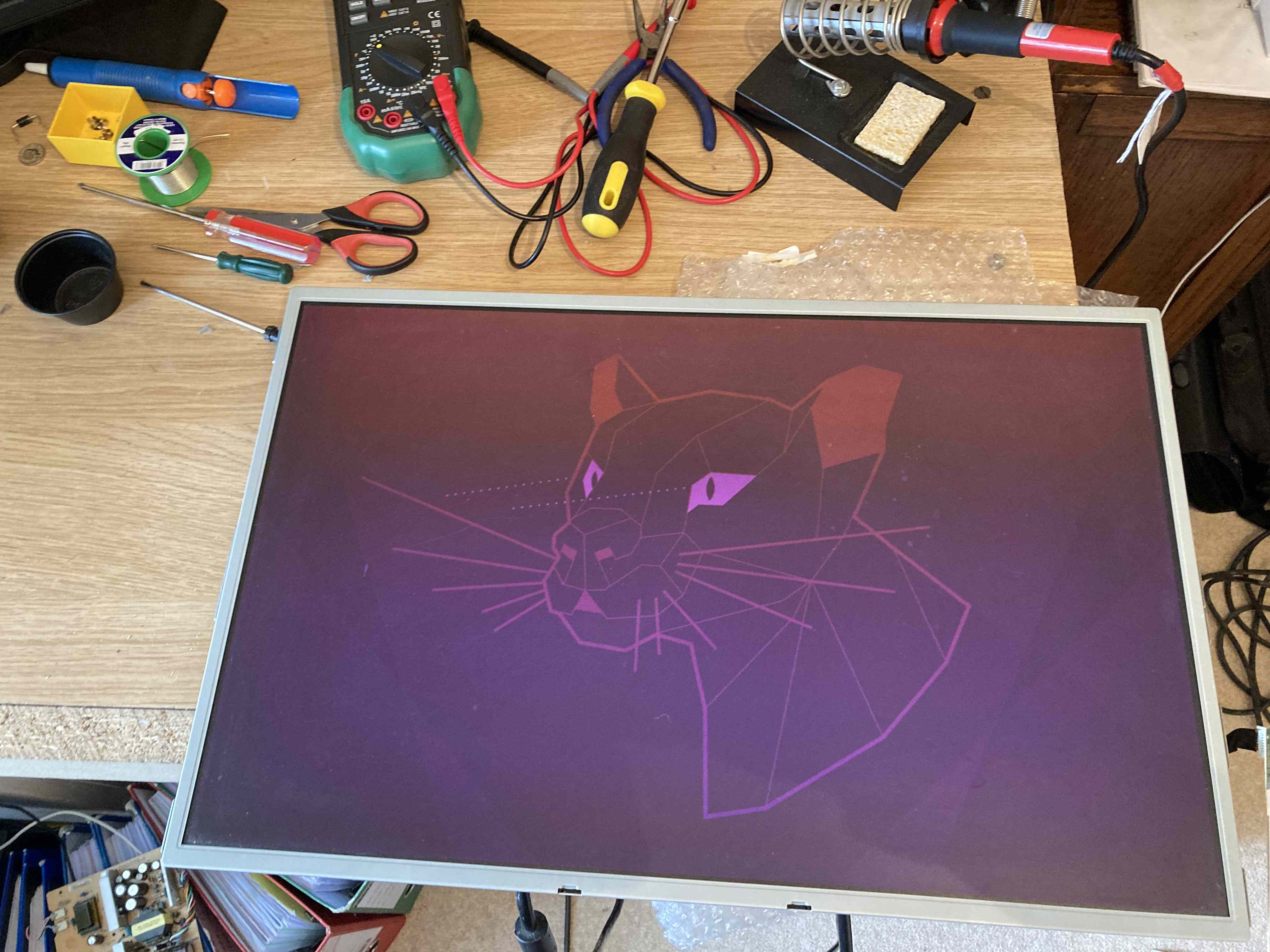 repaired screen